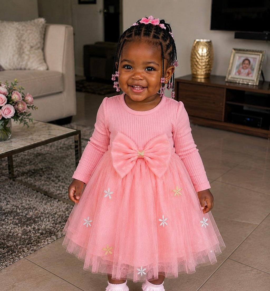 Princess Bow Tulle Dress