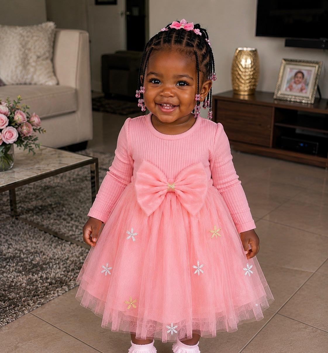 Princess Bow Tulle Dress