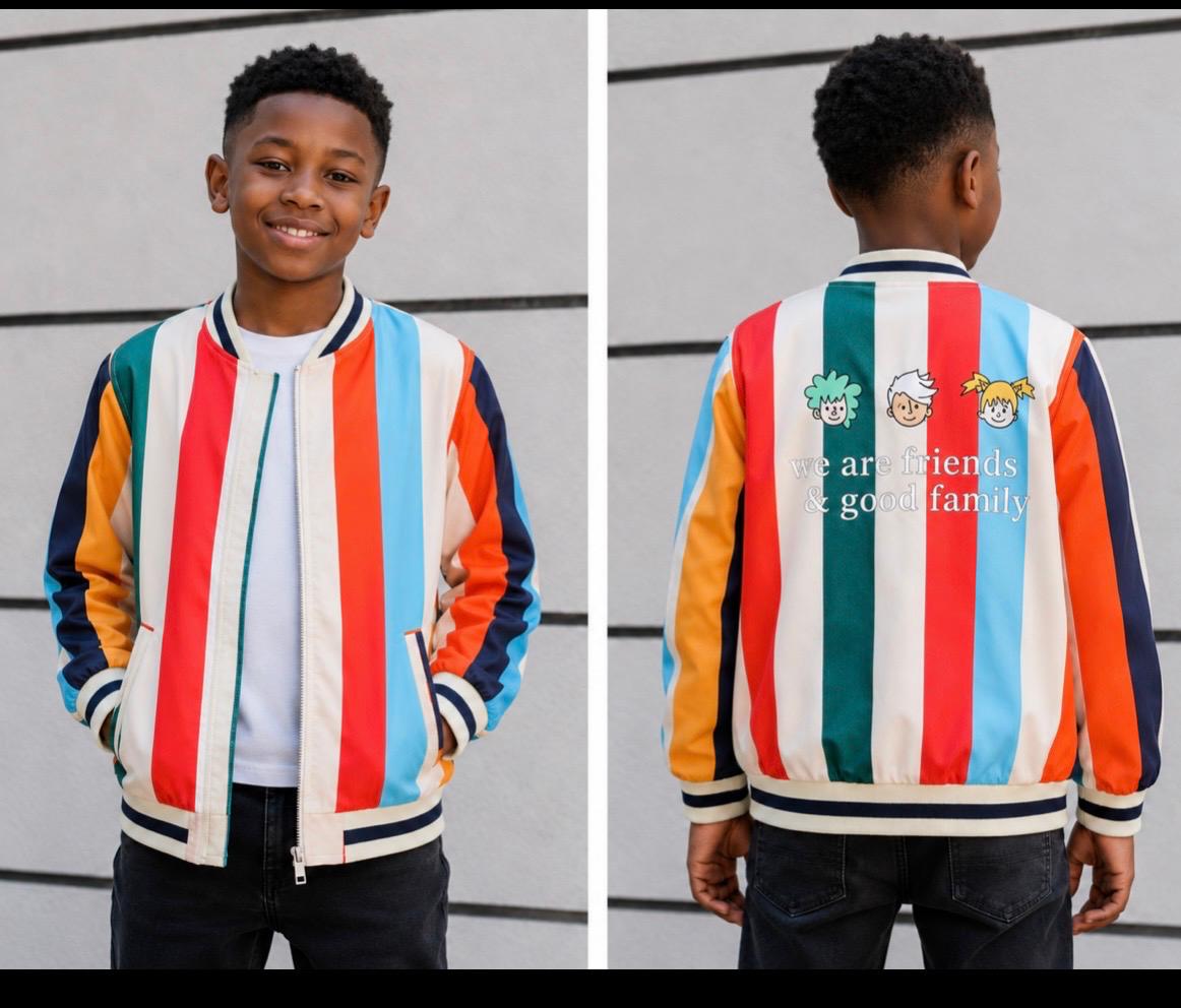 Color Pop Bomber Jacket