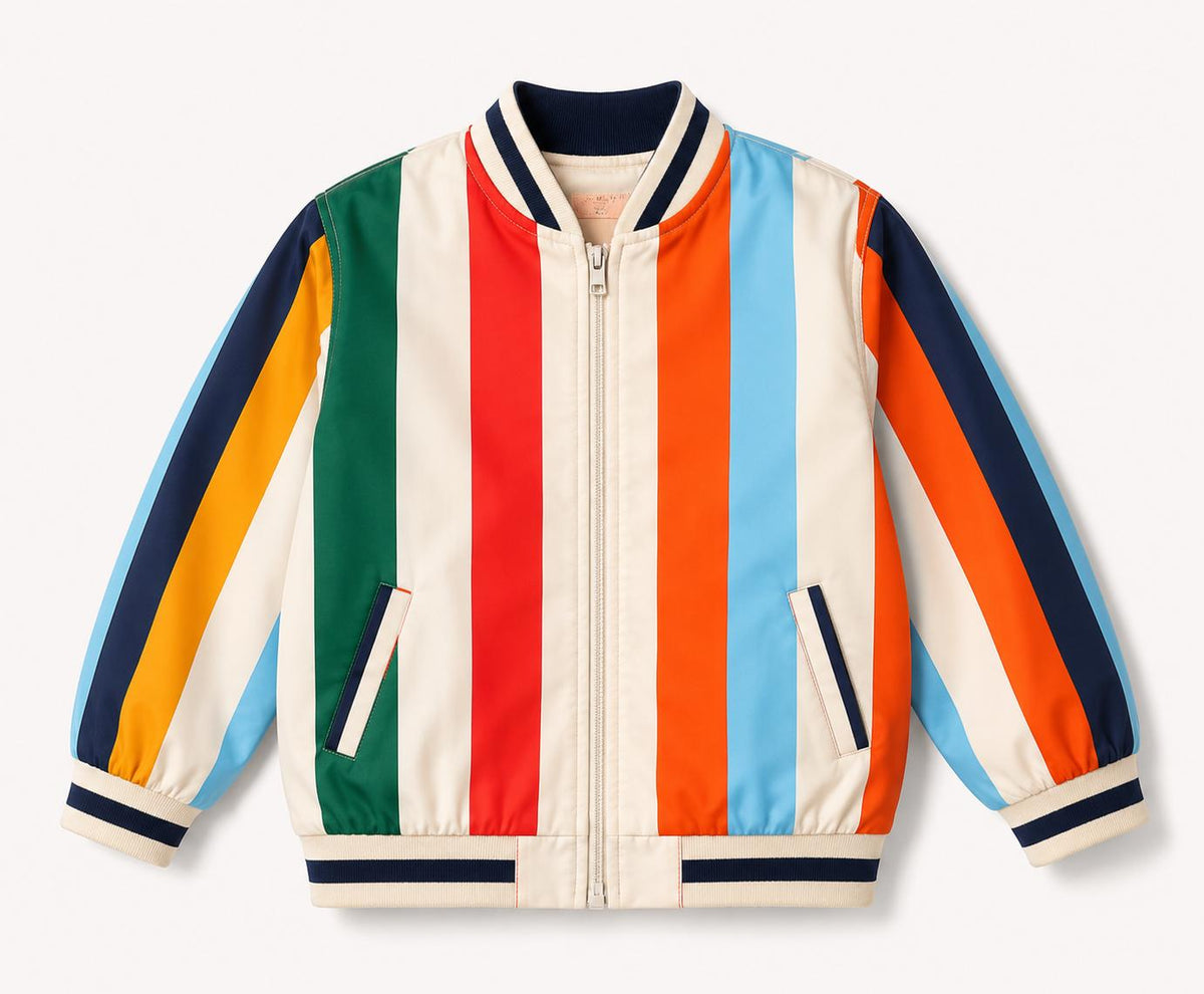 Color Pop Bomber Jacket